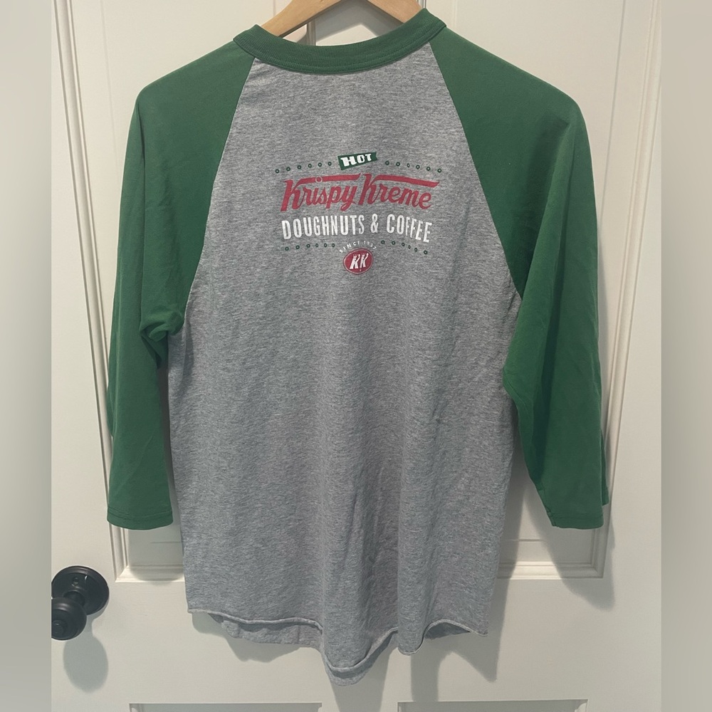 Augusta Sportswear Gray and Green Krispy Kreme Shirt - Adult M